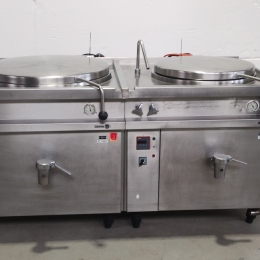 electric double cooking kettle 120 and 170 L